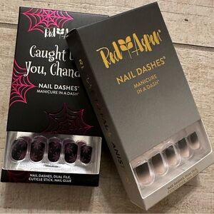 2, NIB short length, rounded shape, press on nails by Red Aspen